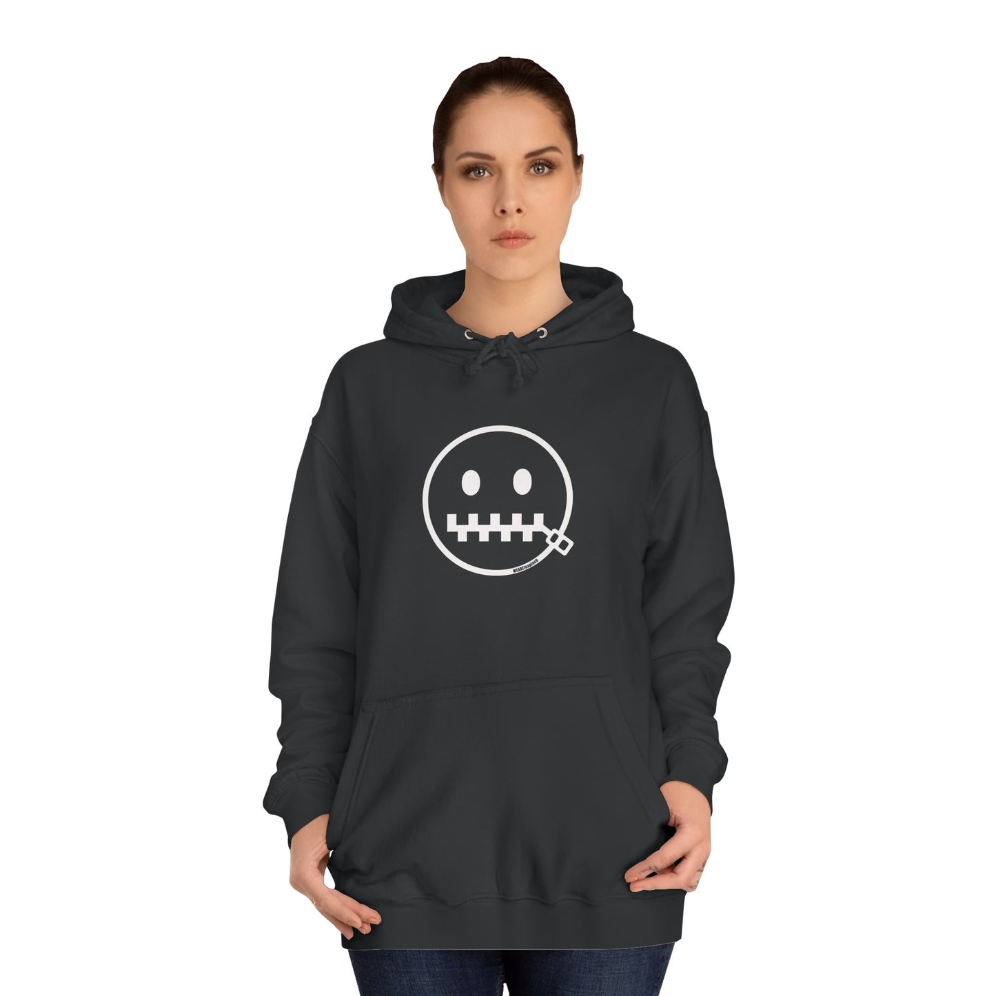 “Say Nothing” Hoodie – Zipmouth Legal Defense Hoodie- black | WEAREinapinch