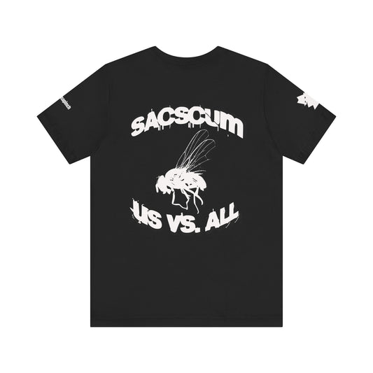 SACSCUM "US vs. ALL" Unisex Graphic T-Shirt