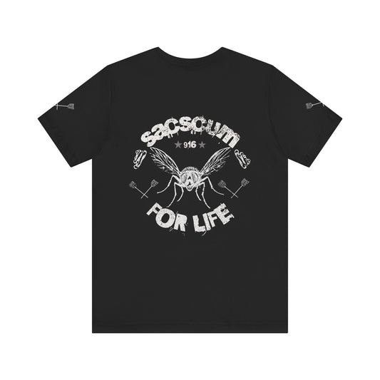 SACSCUM "For Life" 916 Fly Tee – Black