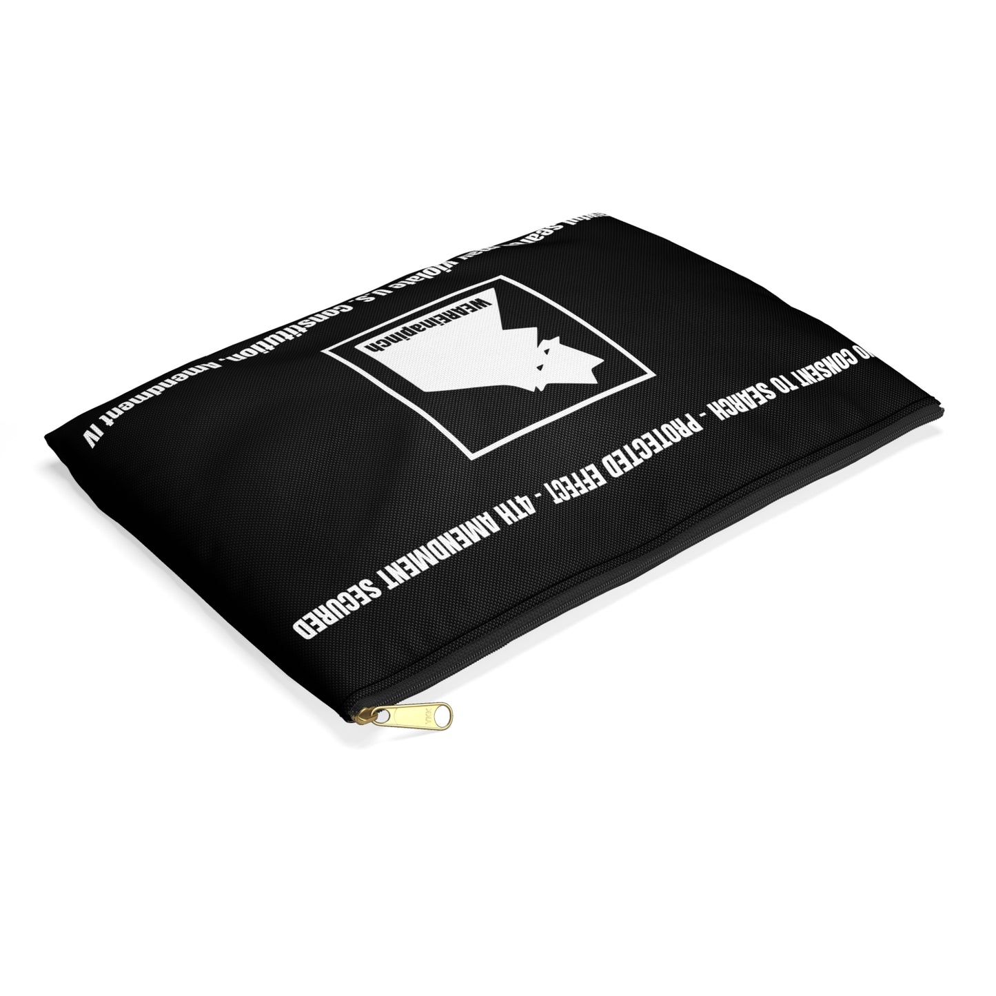 WEAREinapinch “No Consent” 4th Amendment Accessory Pouch – Black