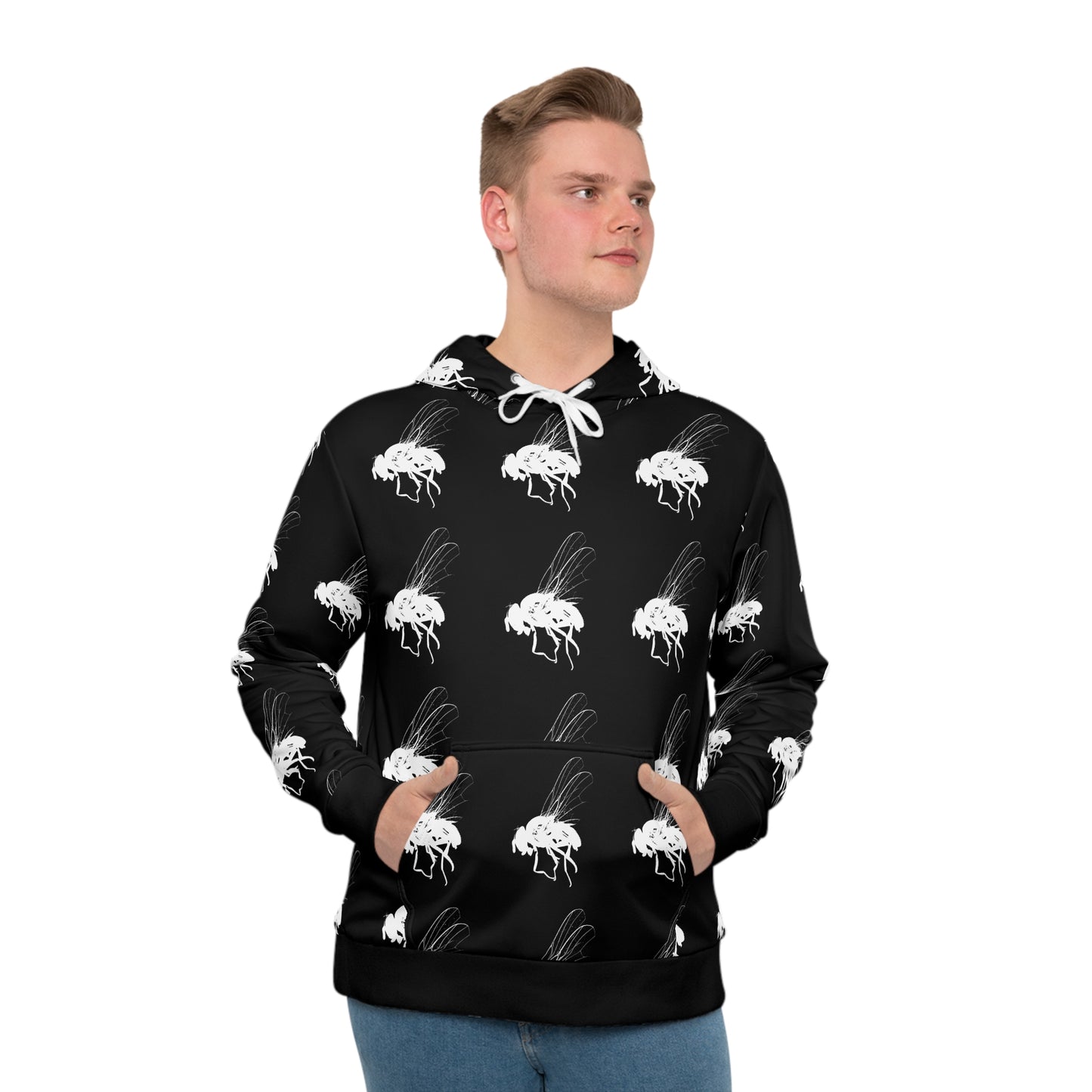 Copy of SACSCUM “Fly Pattern” Premium Hoodie – Blackout Edition