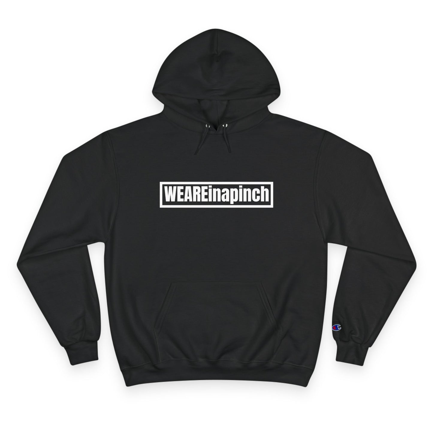 WEAREinapinch Box Logo Hoodie – Champion Edition
