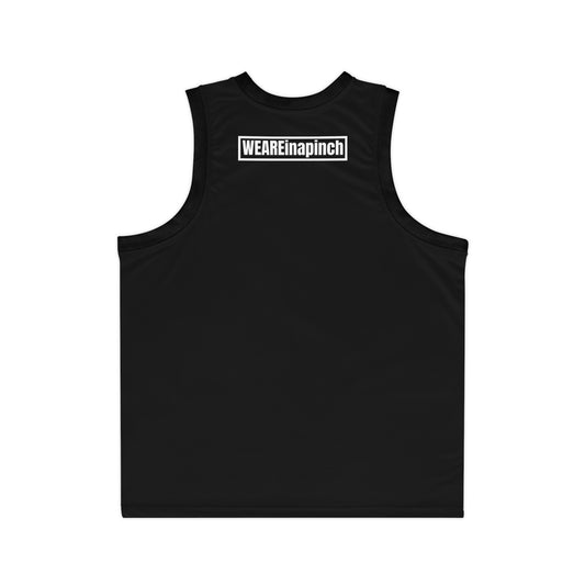WEAREinapinch Blackout Basketball Jersey – Bandit Front / Box Logo Back