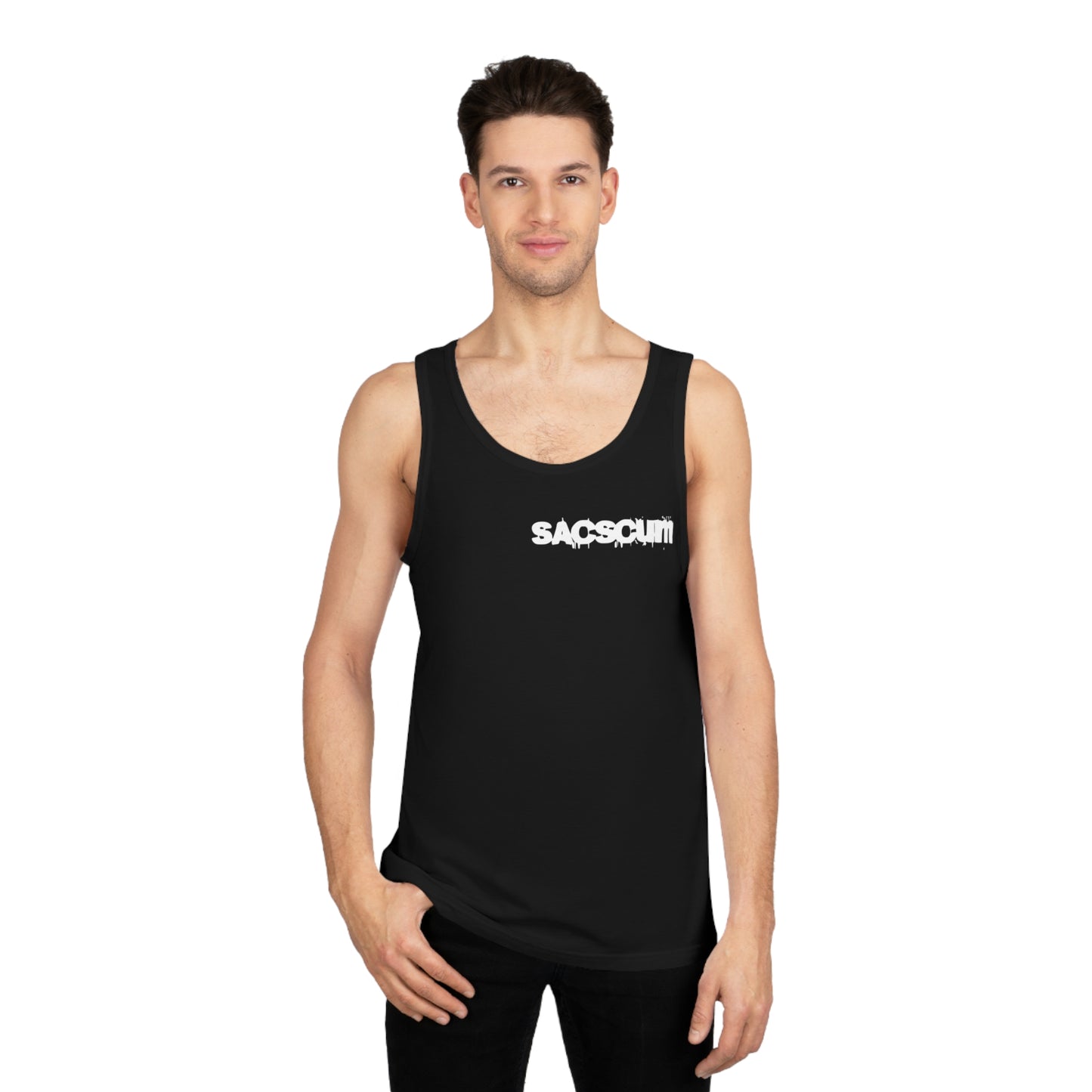 SACSCUM Graffiti Logo Tank – Black