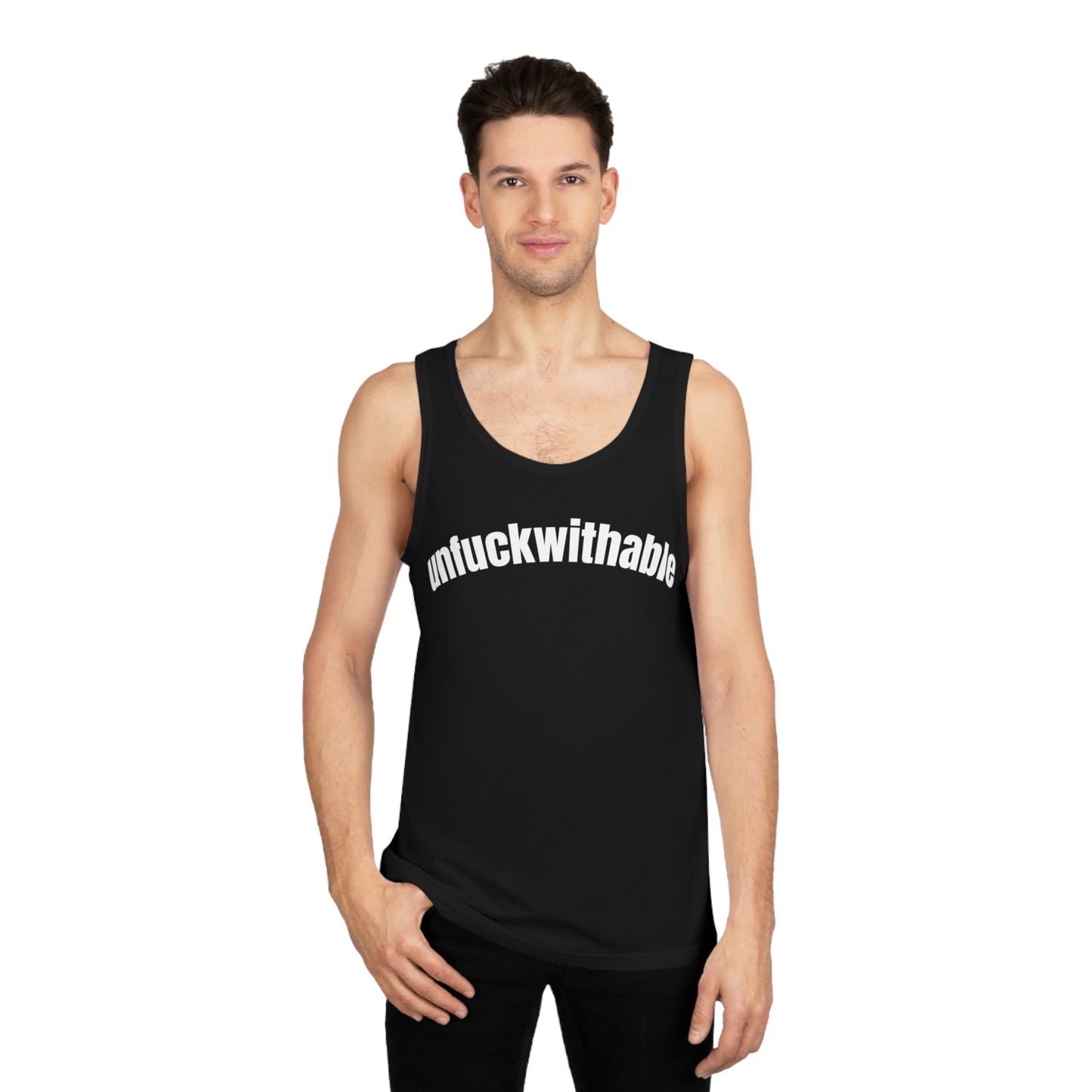 UnFuckwithable Unisex Tank Top - Bold Graphic Tees for Confident Souls, Casual Wear, Gym, Lounge, Statement Shirt