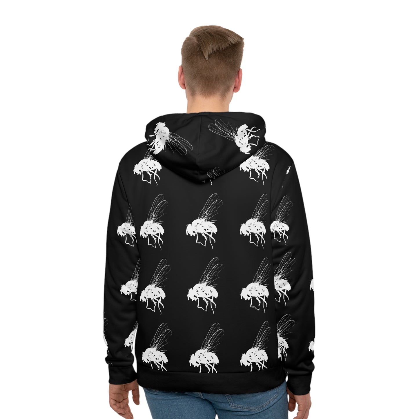 Copy of SACSCUM “Fly Pattern” Premium Hoodie – Blackout Edition