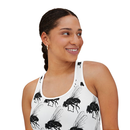 Women's Tank Top (AOP) Baddest Bitch Design