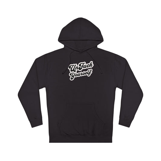 UnF*ck Yourself” Hoodie – Black Pullover by WEAREinapinch