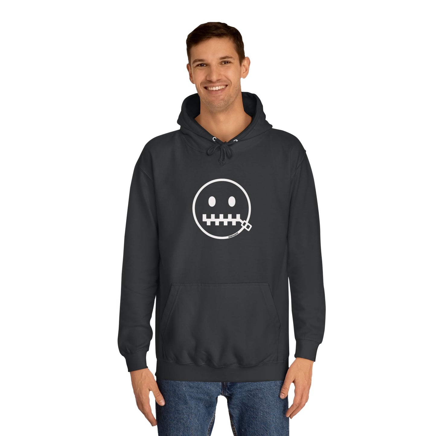 “Say Nothing” Hoodie – Zipmouth Legal Defense Hoodie- black | WEAREinapinch
