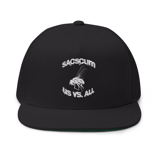 SACSCUM "Us vs. All" Flat Bill Snapback – WEAREinapinch