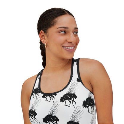 Women's Tank Top (AOP) Baddest Bitch Design