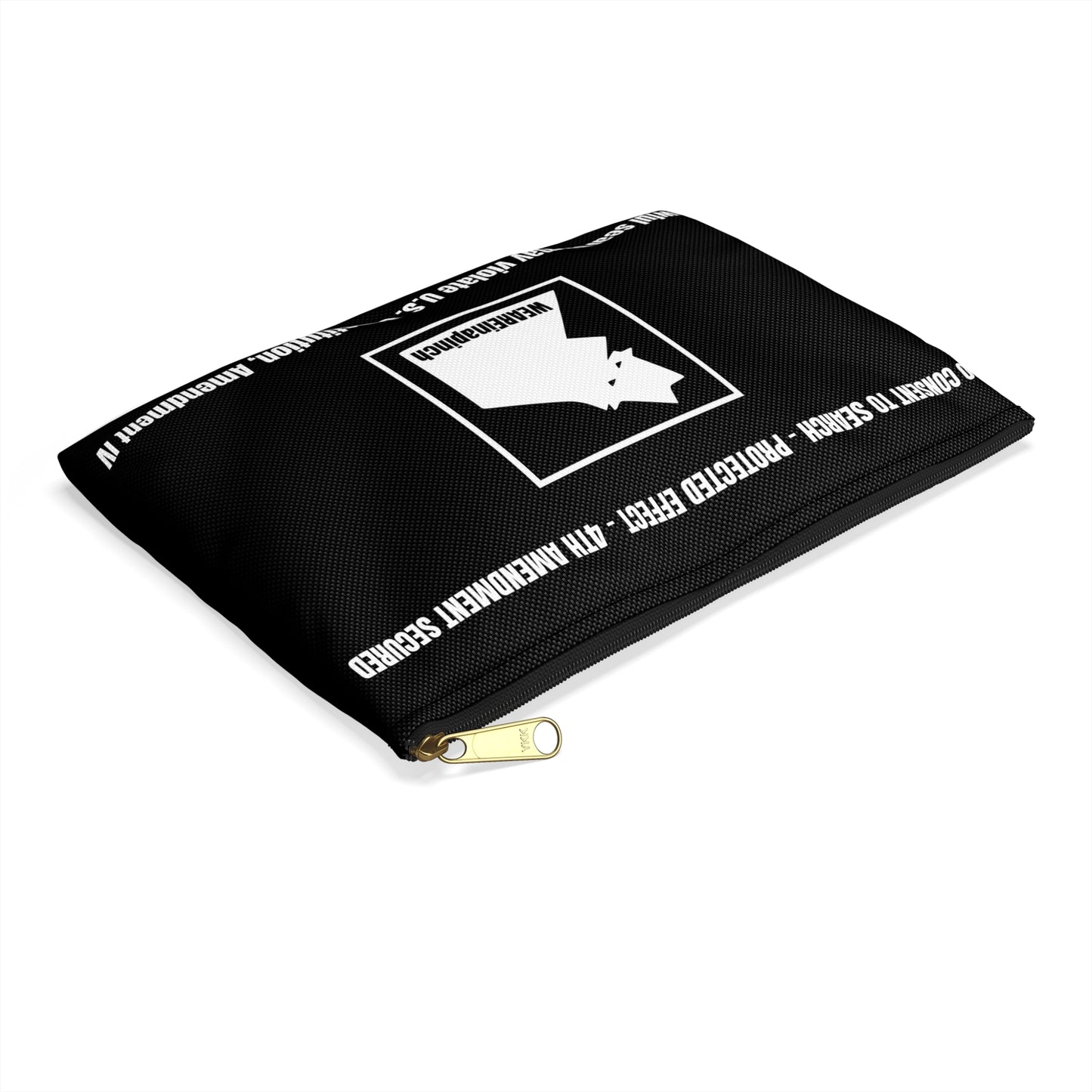 WEAREinapinch “No Consent” 4th Amendment Accessory Pouch – Black