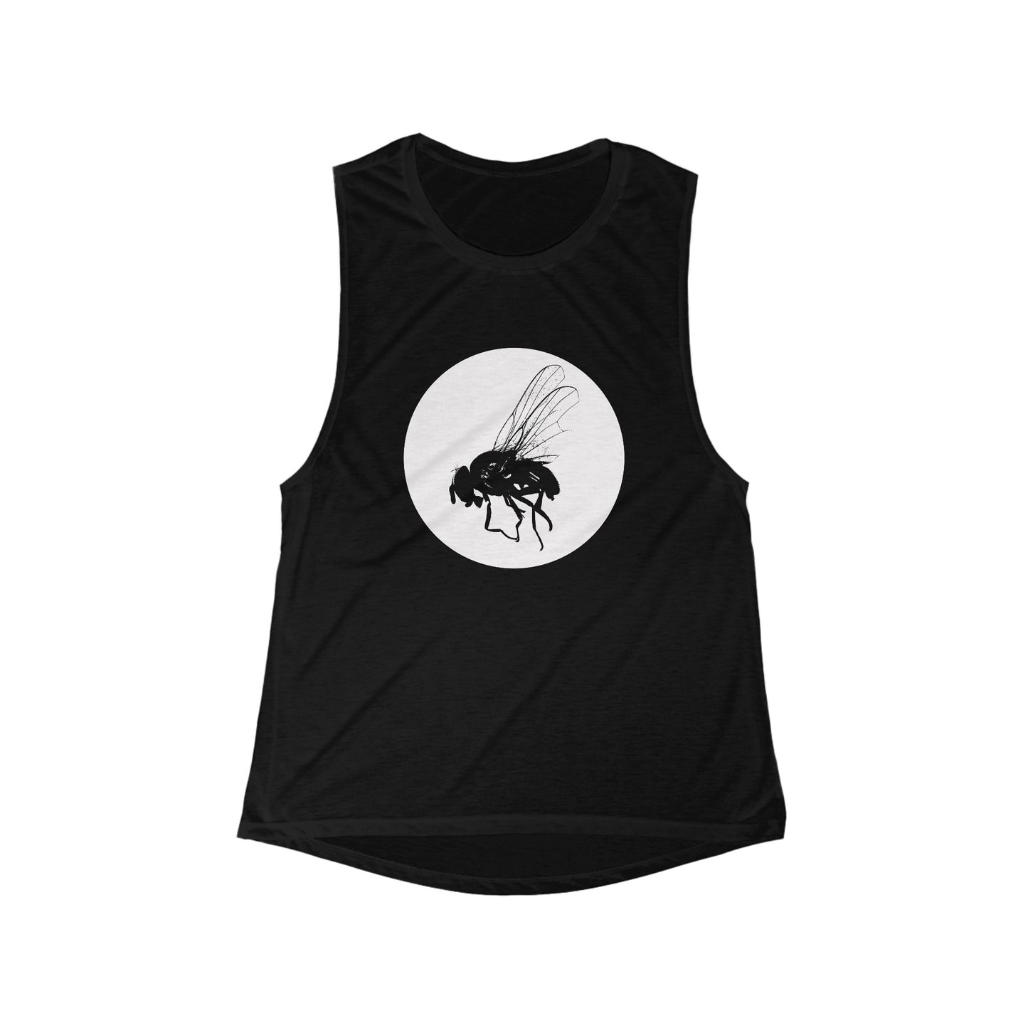 Muscle Tank Top - Women's Flowy Scoop - Raw Reminder Design - Fitness Apparel