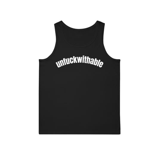 UnFuckwithable Unisex Tank Top - Bold Graphic Tees for Confident Souls, Casual Wear, Gym, Lounge, Statement Shirt